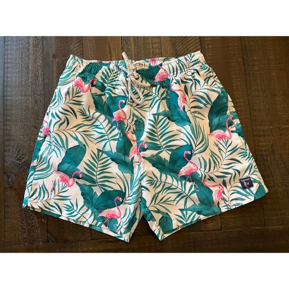 Endless Summer Bathing Suit, Flamingo Print, Size M - Picture 2 of 8